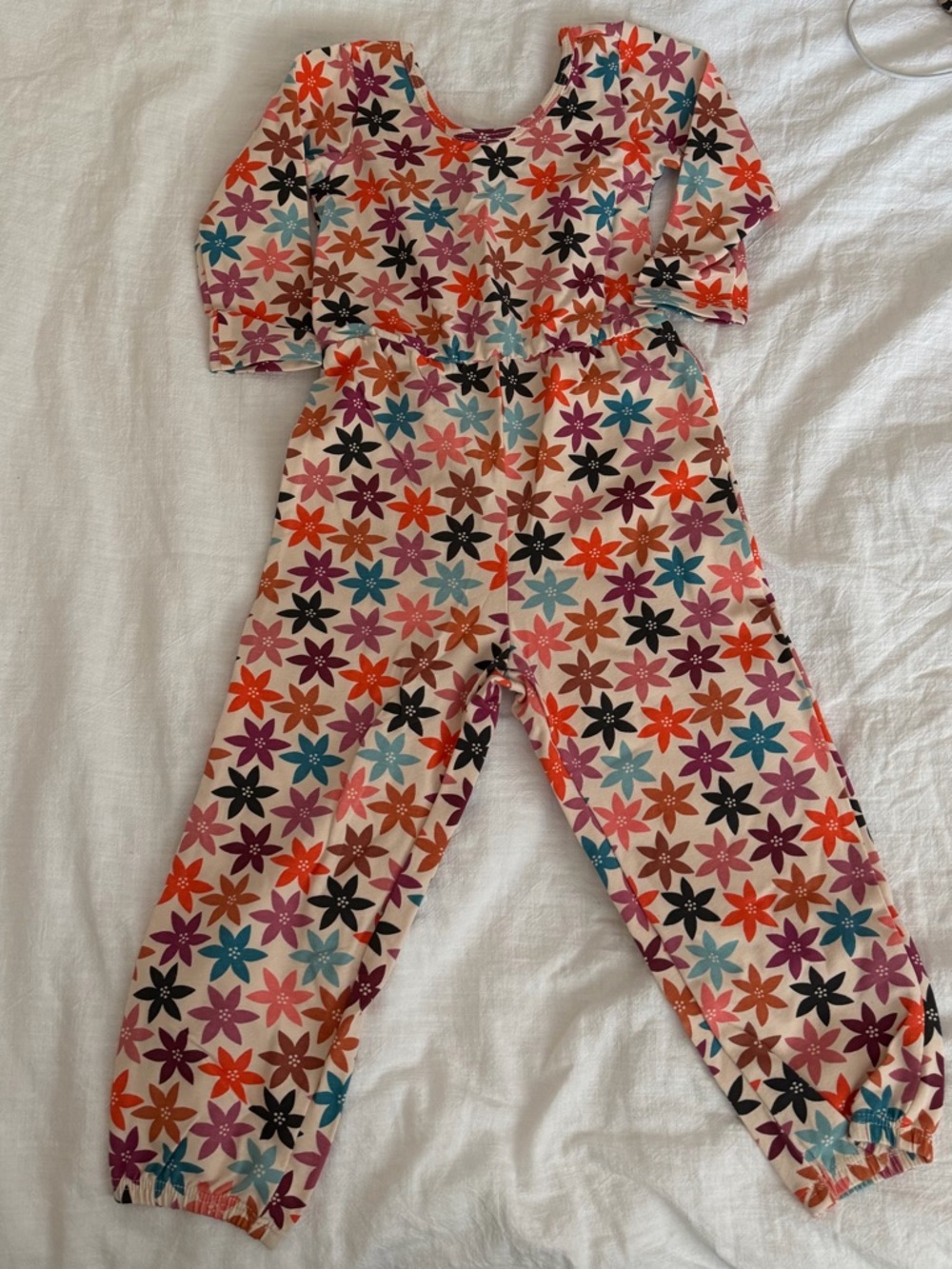 Alice + Ames Jumpsuit Starfish Floral New In Original Bag Size 3T Long Sleeve